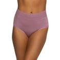 thumbnail image 3 of Felina | High Waisted Modal Stretch Brief | Lace Trim | 5-Pack | Full Coverage (Orchid Ocean, Medium), 3 of 6