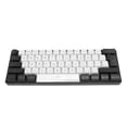 thumbnail image 1 of Wired Gaming Keyboard, 61 Keys Contrast Color USB Computer Keyboard with RGB Backlit for Win 2000 XP ME Vista 7 8 10, Ergonomic Business Keyboard for Desktops Laptops, 1 of 7