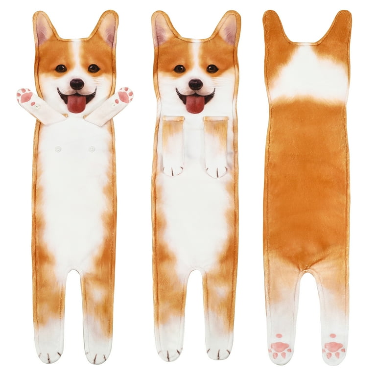 Dog towels top with legs