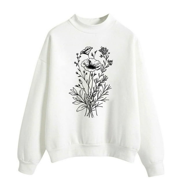 Sweatshirts à Col Rond pour Femmes, Coupe Ample Décontractée, Pulls Confortables, Tenues de Mode Automne 2023