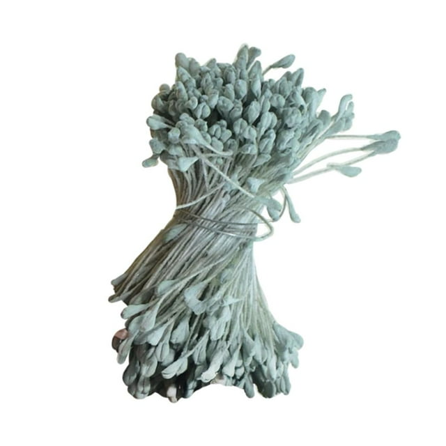 360 piezas nuevas decoraciones de tela aireada floral para decoraciones de boda de bricolaje, verde