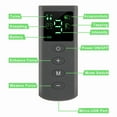 thumbnail image 5 of Cordless Electric TENS Unit Muscle Stimulation Machine with Electrode Pads Body Massager EMS Mini Massager, 5 of 7