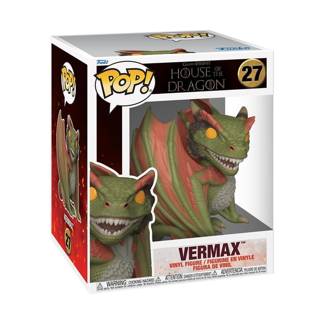 Figura de vinilo Funko Pop Super House of The Dragon Vermax 15cm