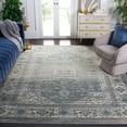 thumbnail image 2 of SAFAVIEH Vintage Cahal Bordered Area Rug, Light Blue/Light Grey, 8' x 10', 2 of 7