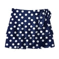 thumbnail image 6 of Erwazi Womens Swimsuit Cover Up Printed Tie Waist Mini Skirt Casual Beach Coverup Skirt, 6 of 6