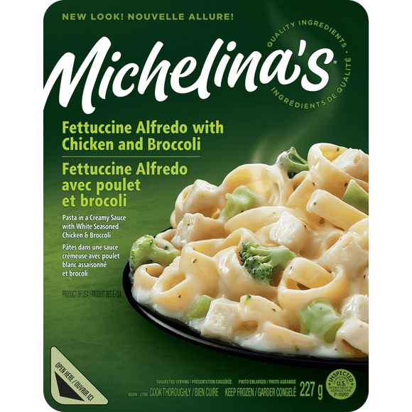 Michelina's Fettucini Alfredo w Chicken & Broccoli, Fettuccine Alfred w/Chkn & Brc