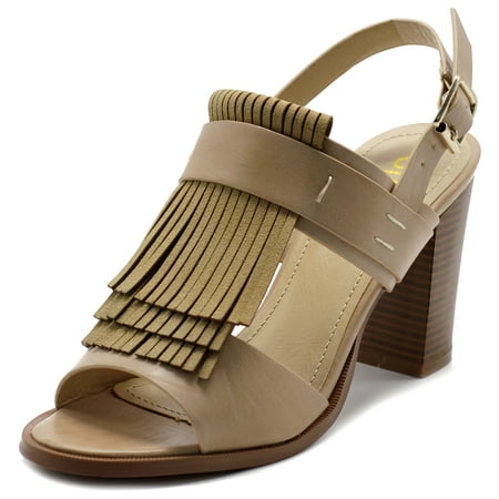 

Ollio Women s Shoes Fringe Stacked High Heel Sandals FT07