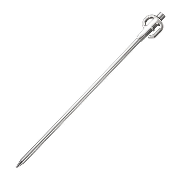 UPOUART Stainless Steel Dog Tie Out Stake with 360 Degree Swivel Ring for Outdoor Camping
