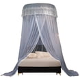thumbnail image 2 of Skymirror Hanging Mosquito Net Top Hook Encrypted Mesh Lace Patchwork Mosquito Repellent Round Dome Court Style Crib Canopy Bedroom Decoration, 2 of 8