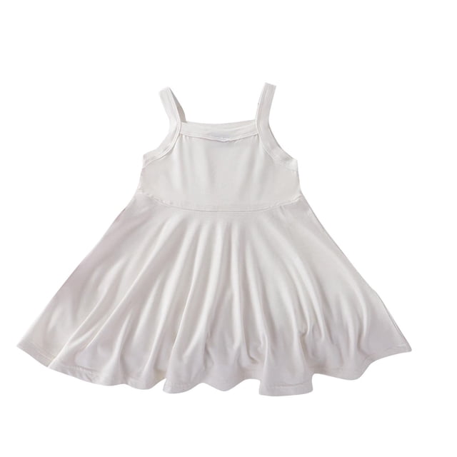 RXIRUCGD 2025 Vêtements d'Été pour Enfants Robe Sans Manches Imprimée Mode et Mignonne Robe de Princesse Respirante Douce et Confortable