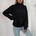 thumbnail image 3 of Vedolay Womens Coat Womens Cropped Coat Casual Open Front Crop Casual Jackets,Black L, 3 of 4