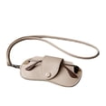 thumbnail image 7 of Portable Sunglasses Storage Bag Glasses Case Hanging Neck PU Leather Glasses Holder Protective Sleeve with Lanyard for Business Travel, 7 of 7