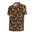 thumbnail image 4 of Wukai German Shepherd Dog Men’s Polo Shirts,Quick-Dry Athletic Shirt,Classic Fit Shirts-Medium, 4 of 8