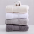 thumbnail image 4 of Nvzi 2pcs Bathroom Hand pure cotton Towels, Multipurpose Use as Bath Fitness, Bathroom, Shower, Sports, Towel，Handle various situations effortlessly.28.35x13.39inch (Light pink), 4 of 4