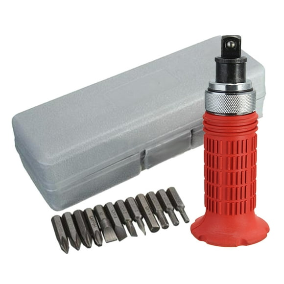 UPGRATOR 1 Set Manual Impact Driver Set Plastic Assorted Color for Repair and Maintenance