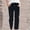 Navy, variant on Blmnix Culottes Hiking Pants Women Corduroy Burgundy High Waist Womens Casual Pants Ankle Straight-Leg Trousers