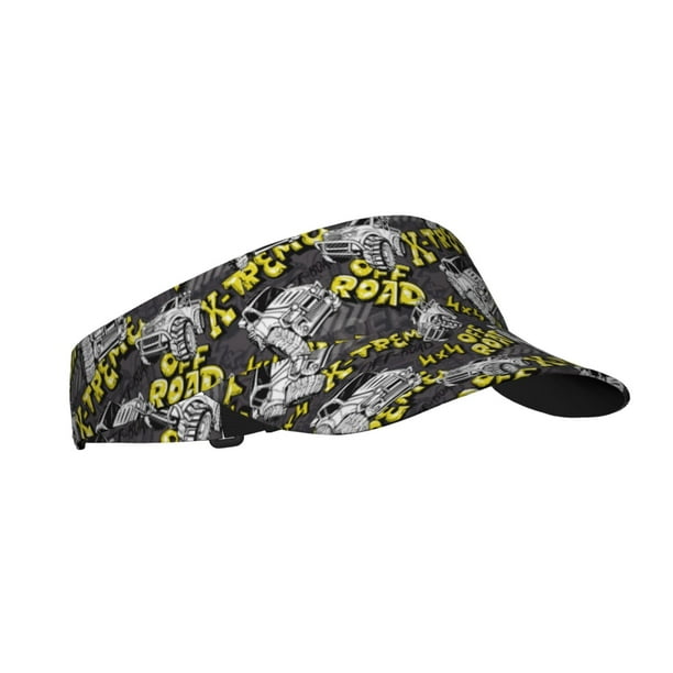Balery White Retro Off-Road Vehicle Gorra deportiva con visera ajustable para mujer y hombre (talla única)