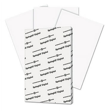 Springhill 15110 Digital Index White Card Stock, 90 lb, 11 x 17, 250 Sheets/Pack