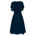 thumbnail image 5 of MSJUHEG Prom Dresses 2024 Cocktail Dresses for Women Blue Dress Women Wedding Guest Dresses for Women Summer Dresses Lace Dark Blue 3xl, 5 of 9