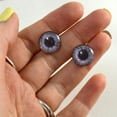 thumbnail image 4 of Steampunk Gear Glass Eyes in Light Blue and Purple, 4 of 6