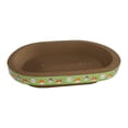 thumbnail image 2 of Rascador ovalado para gatos, almohadilla para rascar, sofá tipo nido para gatos pequeños, medianos y grandes, tabla rascadora corrugada, para 55cmx37cm verde, 2 of 8