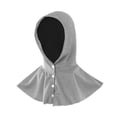 thumbnail image 3 of Toalla con capucha para cuello y rostro para entrenamiento, para hombres y mujeres, fitness al aire libre. Gris, 3 of 8