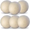 Oxgord Wool Dryer Balls Hypo-Allergenic Non-Toxic Reusable Eco-Friendly (Pack of 6)