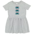 thumbnail image 3 of Inktastic Blue Crab Lover Girls Toddler Dress, 3 of 5