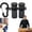 black, variant on Tall Stair Gauges for Framing Square, Stair Gauge for Circular Saw Guide with Holder, Hex Lock Hooks for Carpentry Stair Stringers