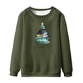 thumbnail image 3 of Sudaderas sin capucha para hombre, estilo casual, a la moda, con cuello redondo, estampado, de manga larga, blusas de manga larga y cuello redondo, blusas de poliéster para hombre, 3 of 4