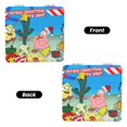 thumbnail image 2 of Pofeuu SpongeBob SquarePants for Portable Pocket Makeup Mirror PU Cover Compact Travel Mirror with Normal and Magnifying Double Sided Glass-Round Shape-Square, 2 of 9