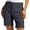 Grey, variant on Bermuda Business Shorts Womens Golf Short Pull on Shorts Mid Rise Stretch with Pockets Khaki Utility Comfort Pants Black L