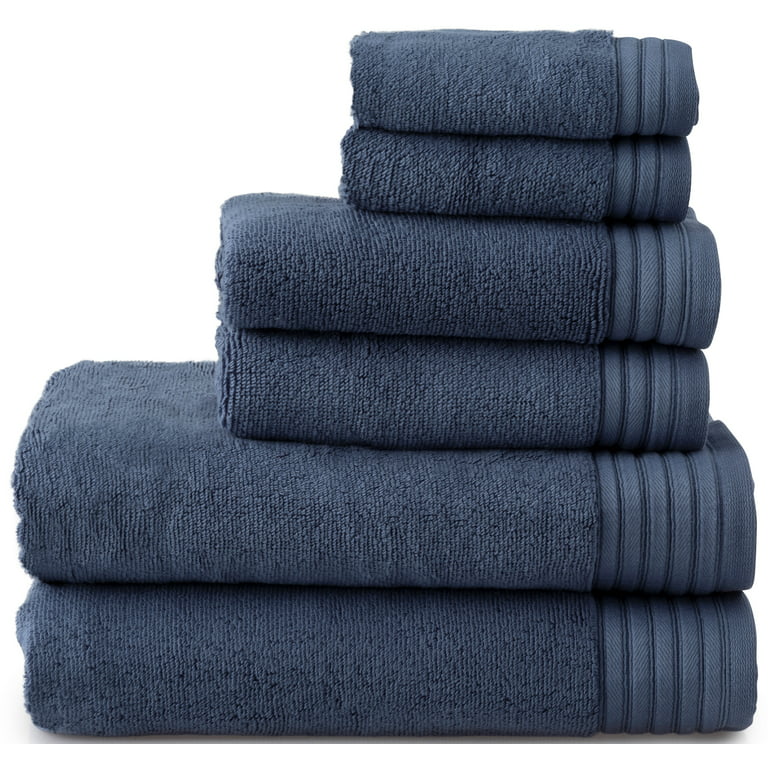 Dusky Blue Luxury Egyptian Cotton Bath Towel