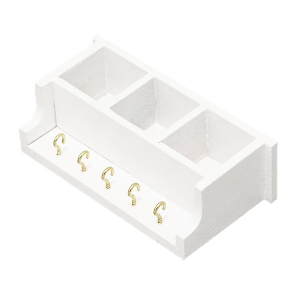 Estante de Almacenamiento Miniatura 1:12, Estante de Almacenamiento para Montaje en Pared, Juguetes Artesanales DIY