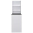 thumbnail image 2 of vidaXL Table de Bar Intérieur avec Armoire - Bois Reconstitué Blanc, 115x59x200 cm, 2 of 6