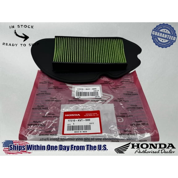 Honda Genuine OEM Authentic Air Filter 17210-KVT-D00