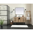 thumbnail image 6 of Elegant Decor Eugene 48" Single Bathroom Vanity with Backsplash in Natural Oak, 6 of 8