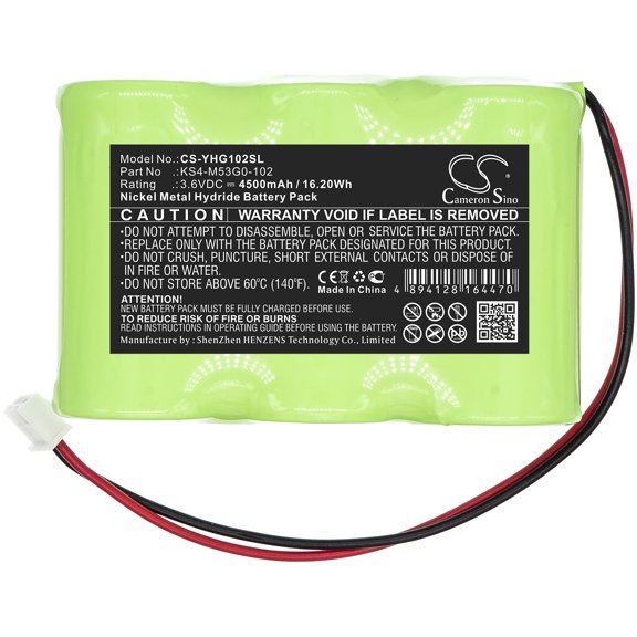 4500mAh Yamaha KS4-M53G0-102 KS4-M53G0-200 KS4-M53G0-101 N3000CR-3YA Battery for RCX142 Robot Controllers RCX144 Robot Controlle