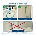 thumbnail image 5 of Rinseroo: 6 Foot Slip-on, Handheld Showerhead Attachment Hose for Sink/Shower. No Install, Detachable Shower Head Sprayer. For Faucets Up To 4" Wide. Not for tubs., 5 of 8