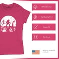 thumbnail image 6 of Alien Bigfoot Loch Ness Monster Moon T-Shirt Funny Space UFO Hunter Sasquatch Yeti Dinosaur Nerd Believe Women's Tee, 6 of 7