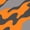 Orange Gray, variant on Homewish Orange Camouflage 7-Piece Twin Bedding,Classic Abstract Geometric Bedding Comforter Set,Light Gray Reversible