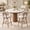 Beige, variant on Nidovia 360 Swivel Bar Stools Set of 3, 25" Counter Height Barstools with Back, Modern Retro Upholstered Faux Leather Island Chairs for Kitchen Dining Room, Heavy-Duty Metal Frame, Brown