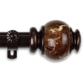 thumbnail image 2 of Central Design 100-25-1609 1 in. Polychrome Curtain Rod, Bronze - 160-240 in., 2 of 4