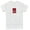 White, variant on Skateboarding Men's T-Shirt Main Block Logo Short Sleeve Crewneck Tee (Small, Black)