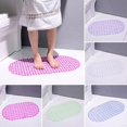 thumbnail image 1 of Alfombrilla de baño antideslizante ovalada Alfombrilla de masaje para baño y ducha, 1 of 5