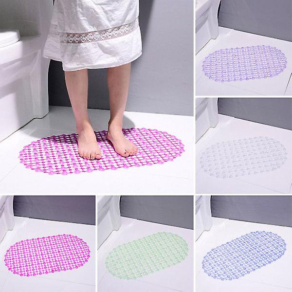 Alfombrilla de baño antideslizante ovalada Alfombrilla de masaje para baño y ducha