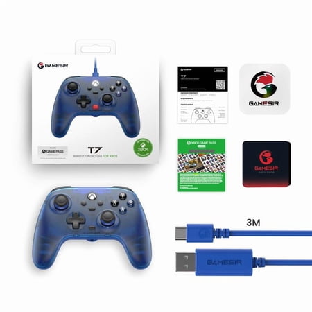 GameSir T7 Wired Entry-Level Controller for Xbox Series X|S, Xbox One & Windows 10/11 – PC Gaming Gamepad with 3.5mm Audio Jack Game Console