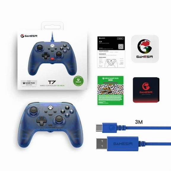 GameSir T7 Wired Entry-Level Controller for Xbox Series X|S, Xbox One & Windows 10/11 – PC Gaming Gamepad with 3.5mm Audio Jack Game Console