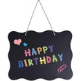 thumbnail image 4 of Large Chalkboards 10x14 Inch Double Sided Erasable Signs Message Board 2-pack, 4 of 5