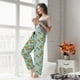 thumbnail image 5 of Fotbe Hot Dog Pizza Pantalones de Pijama para Mujer, Pantalones de Dormir, Pantalones Pj con Cordón y Bolsillos-XX-Large, 5 of 6